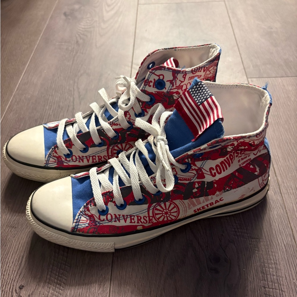Converse All Stars 2012 Olympics United States High Top Sneakers‎ Stars Stripes - Picture 2 of 6